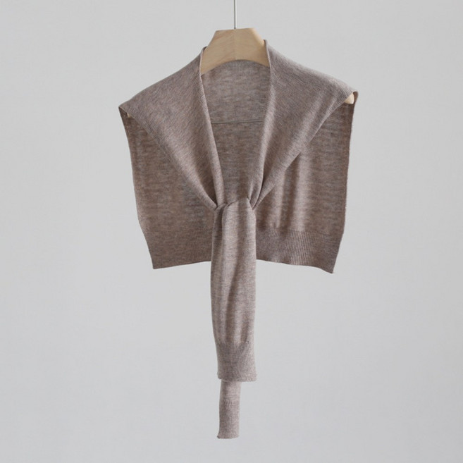 에르센 부드럽고 촘촘한 어깨숄 니트 가디건 숄망또 어깨 망토