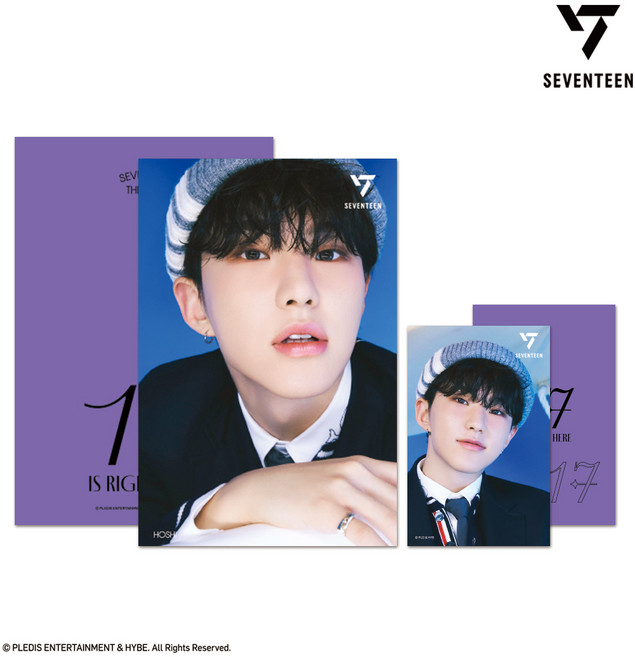 세븐틴 3D 렌티큘러 엽서 (17 IS RIGHT HERE), 호시