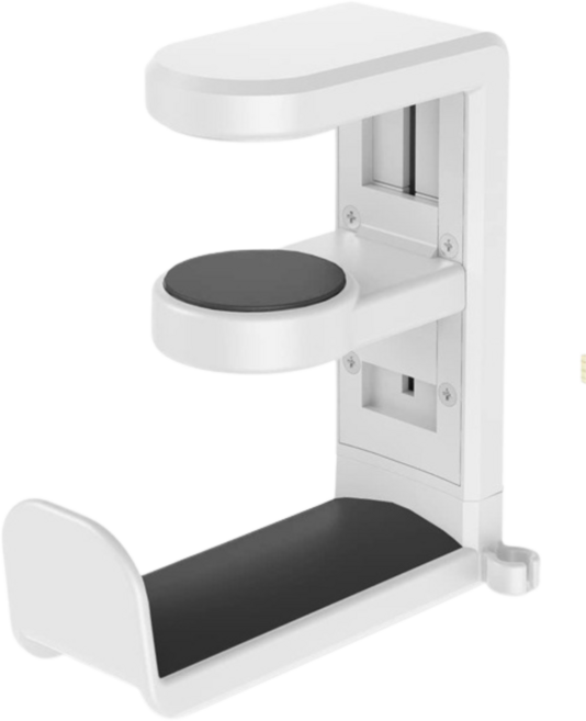 桌邊耳機架, 耳機架, 白色, 1個