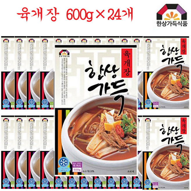 한상가득 육개장 600g×25개, 600g, 25개