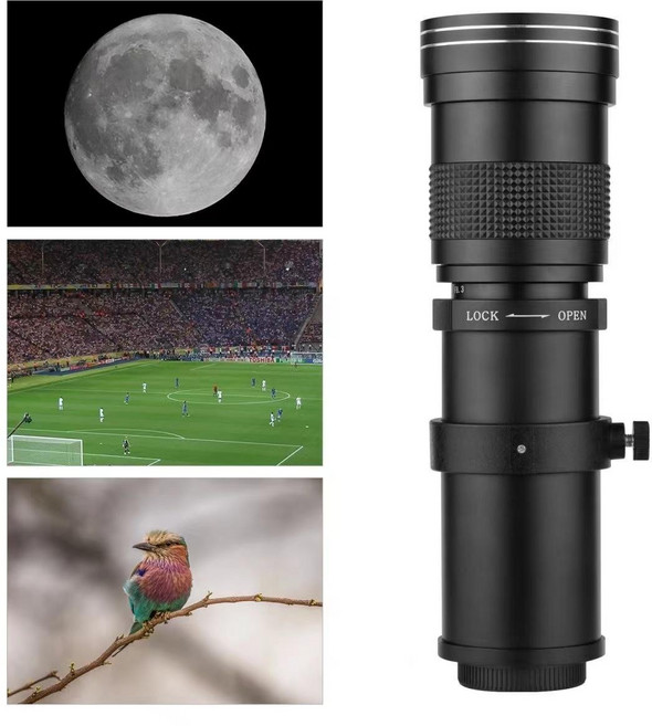 최고성능 420-1600mm F8.3 망원렌즈 초망원 패키지 대포 진투, 화이트, 공식 표준 패키지, 캐논 RF 마운트 호환