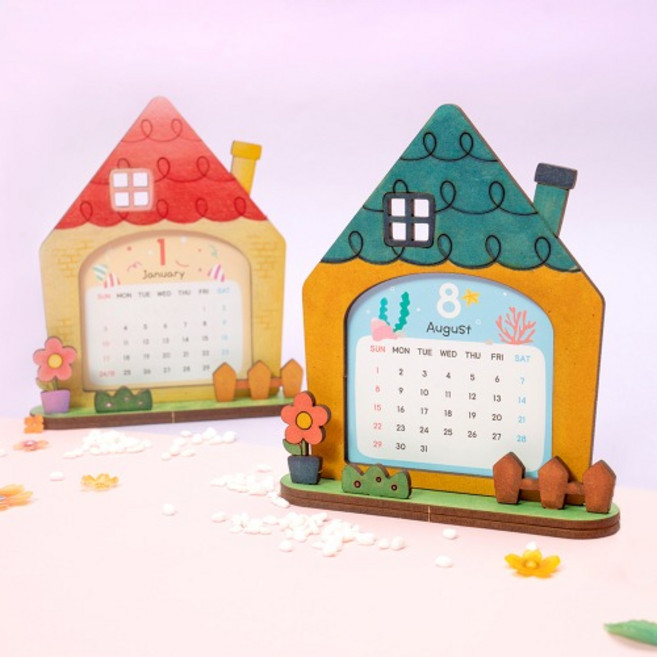 민화샵 탁상달력 새해만년달력 만들기 2026년, 23개