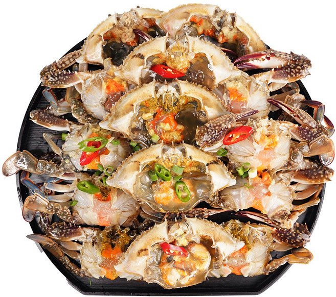 청년꽃게장 국산 알배기 속이꽉찬 간장게장, 중, 1개, 2kg