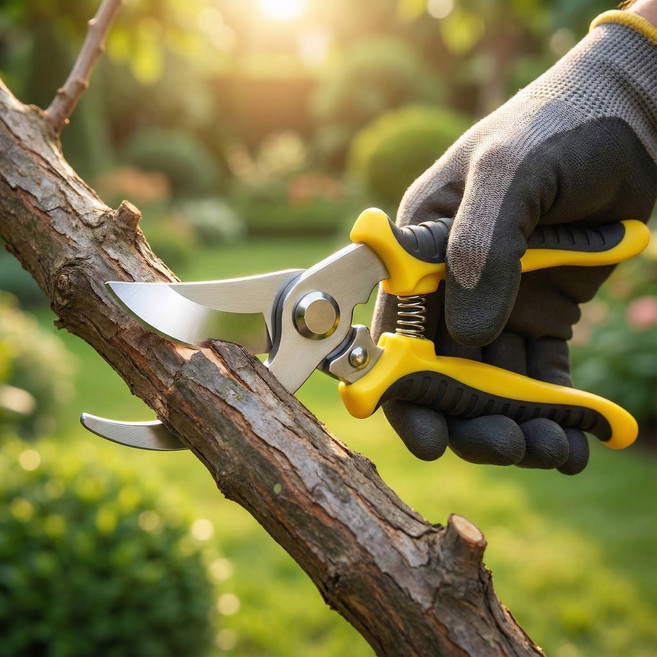 모아젤 굵은 가지도 한방에! SK5 고탄소강 초경량 프리미엄 전지가위, 1개