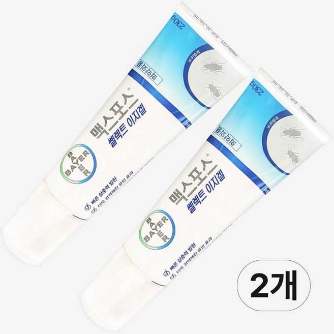 맥스포스 쎌렉트 이지겔 바퀴벌레 살충제, 230g, 2개