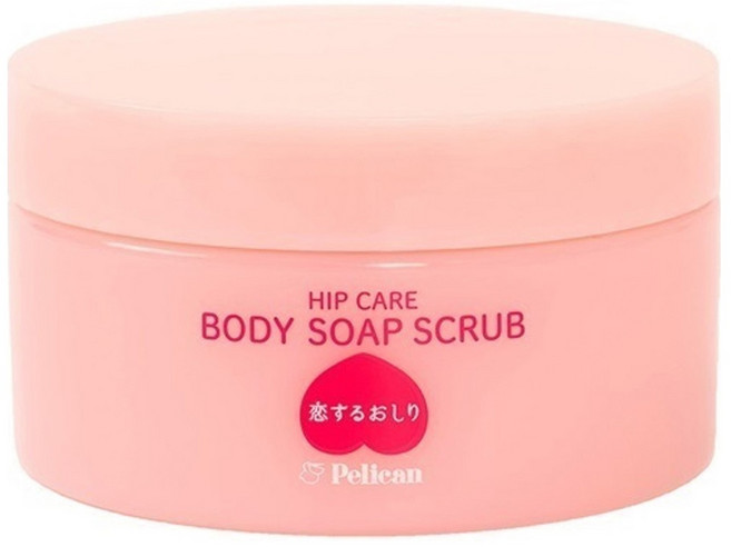 Pelican 사랑스러운 엉덩이 힙 케어 바디 솝 스크럽, 180g, 1개