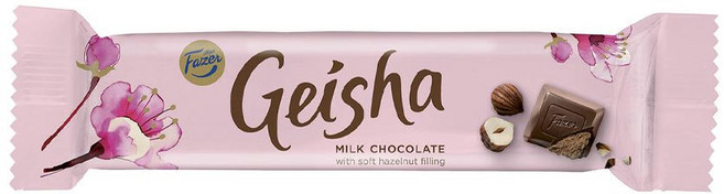 핀란드 파제르 게이샤 헤이즐넛 필링 초콜릿 - 밀크 37g, 1개