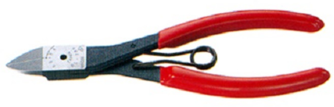 KB3520055 니퍼- 플라스틱용(직선날) KEIBA PL-786 160mm(6)-스프링부착 1 EA, 1개