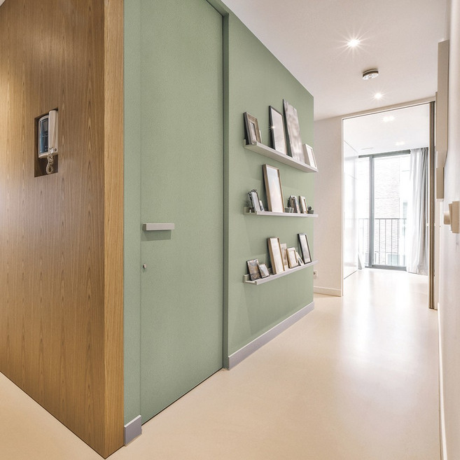 간편시공 접착식 풀바른 엠보 포인트벽지 시트지, HSE_21906