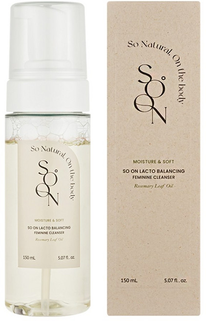 [불쾌취88%감소] 비건 저자극 약산성 소온 락토 밸런싱 여성청결제 로즈마리잎 오일 Y존케어 냄새제거, 1개, 150ml