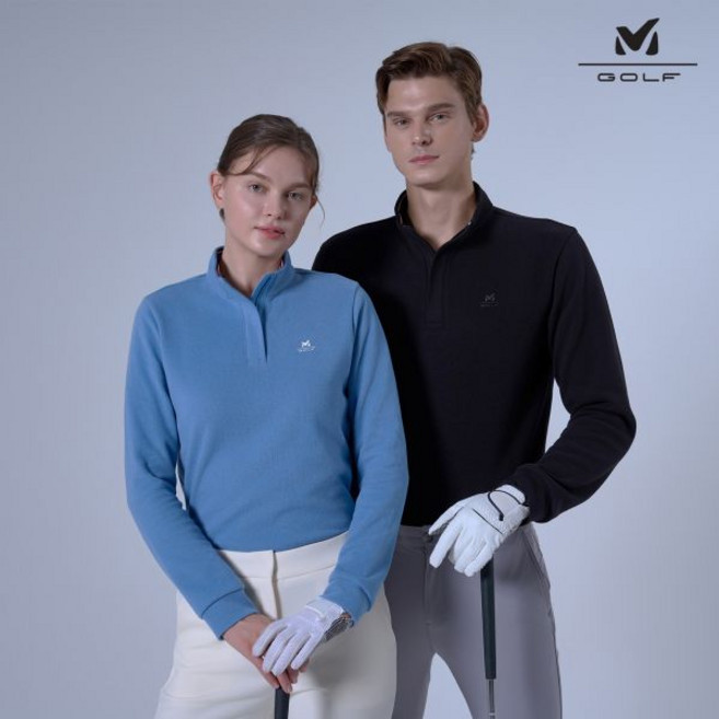 [밀레골프] 기모 반집업 긴팔티셔츠 남녀 3종세트 택1