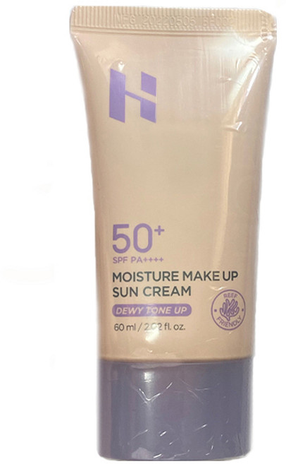 홀리카홀리카 모이스처 메이크업 선크림 60ml (SPF50+ PA++++), 1개
