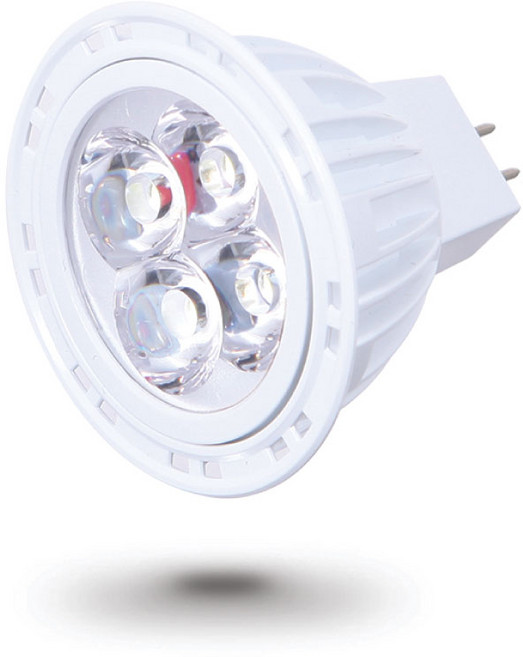 씨티오 LED MR16 4W, 전구색(오렌지색), 1개