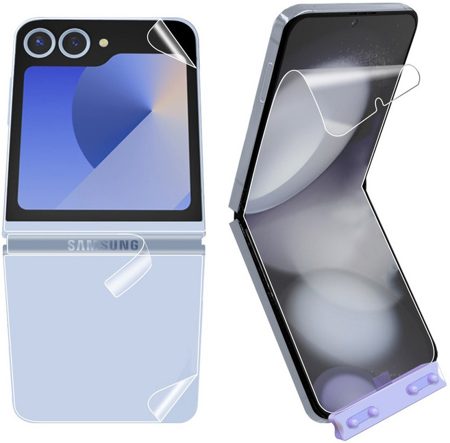 플립6 외부 내부 힌지 보호필름 키트, 1개