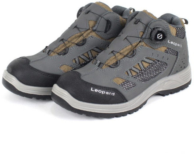 홍반장툴 레오파드 KCS안전인증 경량 볼넓은 발편한 통풍되는 안전화 230에서300까지 LEO-26ID