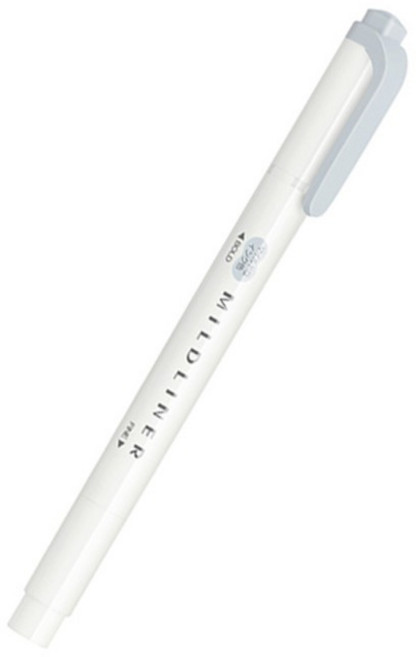 斑馬ZEBRA MILDLINER WKT-7 雙頭螢光筆, 冷灰MCGR, 1個