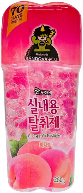 산도깨비 실내용 탈취제 피치 260g X 1개