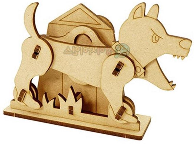 초등 과학 캠 링크 원리 이해 강아지 오토마타 만들기 기관교구 발명반 특기적성 세특, 목공본드25g미포함