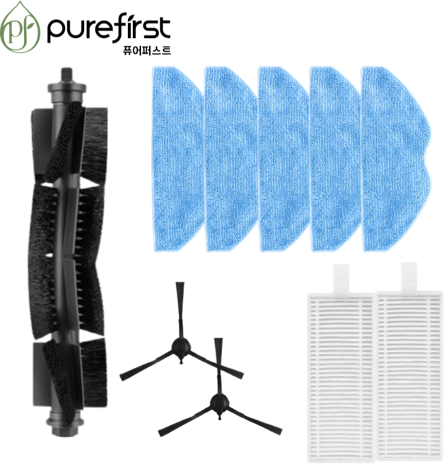 퓨어퍼스트 LG 코드제로 R5 물걸레 브러쉬 필터 소모품 호환 기프트팩, 1개