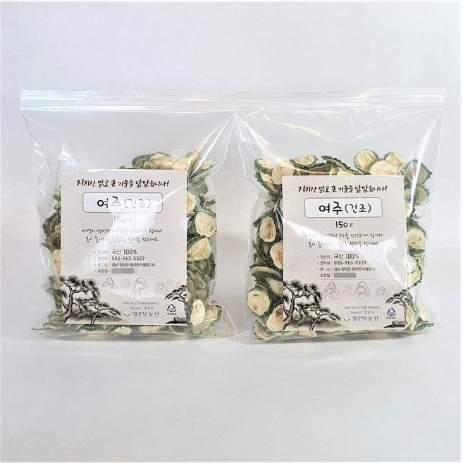 청운당농산 지리산 말린 건여주 효능, 2개