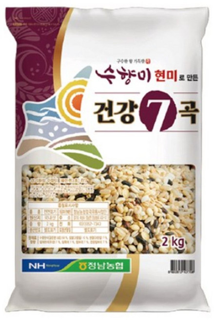 [농협] 수향미 현미 건강7곡 (정남농협), 5개, 2kg