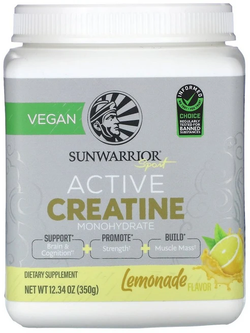 선워리어 Sunwarrior Sport 활성 크레아틴 일수화물 레모네이드 350g12.34oz141506원산지:기타, 1, 350g - 쿠팡