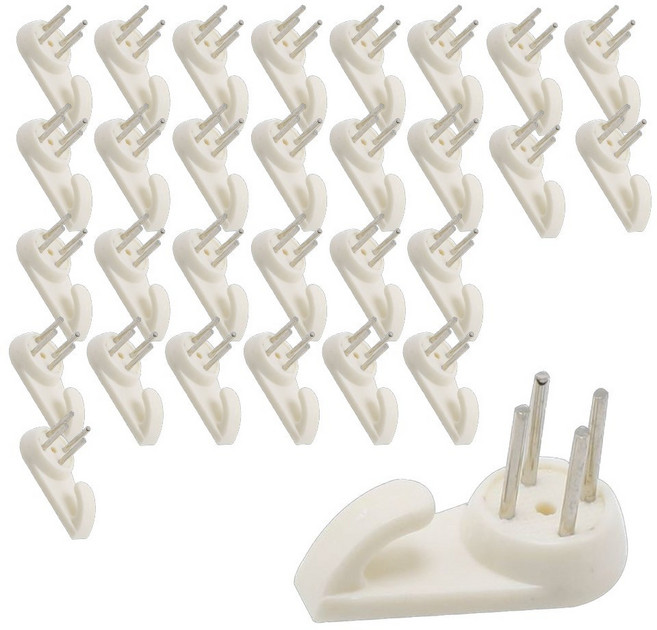 한수위 아이디어못 30개 세트 못없이액자걸기 벽지 후크 걸이 액자못, 타입2