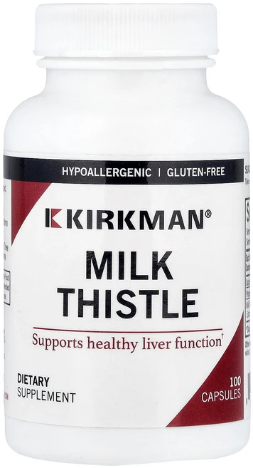 Kirkman Labs Milk Thistle 100 Capsules, Kirkman Labs, Milk Thistle, 10 - 쿠팡