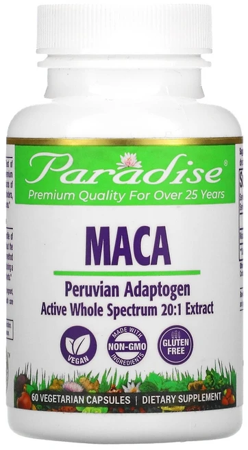 파라다이스허브 마카 베지 캡슐 60정 (캡슐 1정당 250mg) 1개, 60회분 - 쿠팡