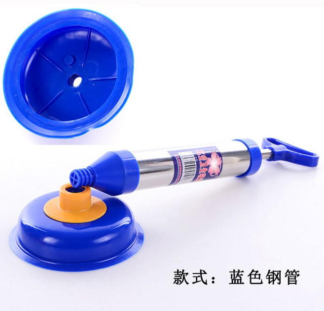 馬桶疏通器, 1個, 蓝色钢管