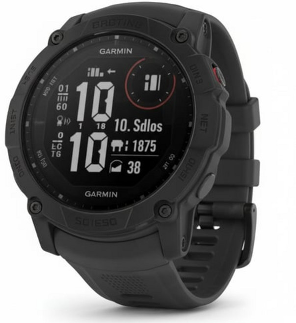 가민 인스팅트 3 솔라 아웃도어 스마트워치, 라이트검은색, 50mm, GPS