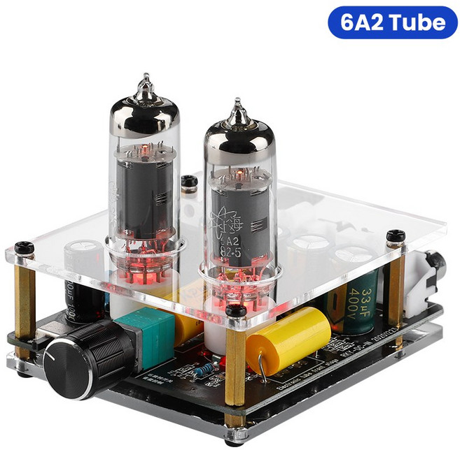 AIYIMA 업그레이드된 6K4 튜브 프리앰프 앰프 하이파이 튜브 프리앰프 담즙 버퍼 아우이도 앰프 스피커 사운드 앰프 홈시어터 DIY, 6A2 튜브 프리앰프