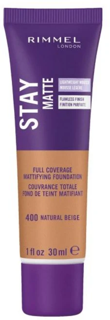 리멜 런던 스테이 매트 리퀴드 무스 - 200 소프트 베이지 파운데이션 가벼운 제형 번들거림 방지 오일 프리 30ml 141814, 1 - 쿠팡