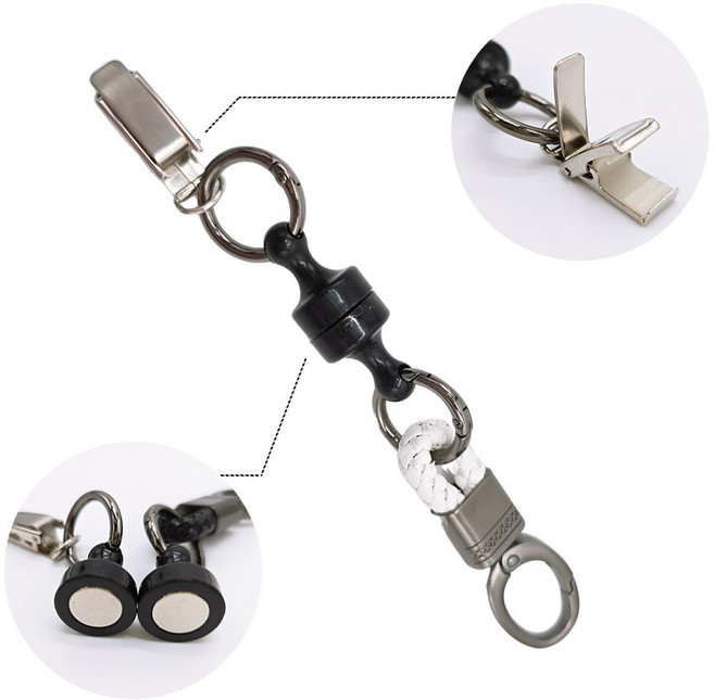 캐디샵 강력 자석 집게 퍼터커버홀더 퍼터키퍼, 1개, 화이트