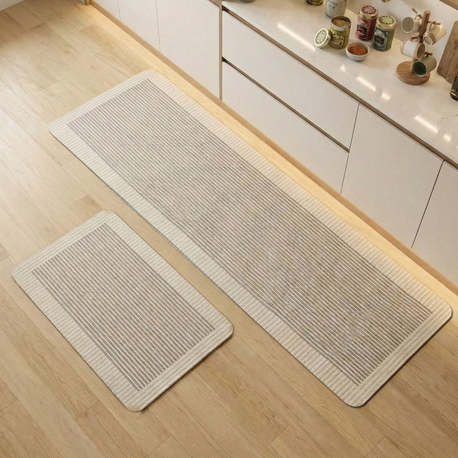 모레아오브제 빨아쓰는 소프트 규조토 주방매트 발매트 1+1 세트 모던기하학 16종, MOD-2603