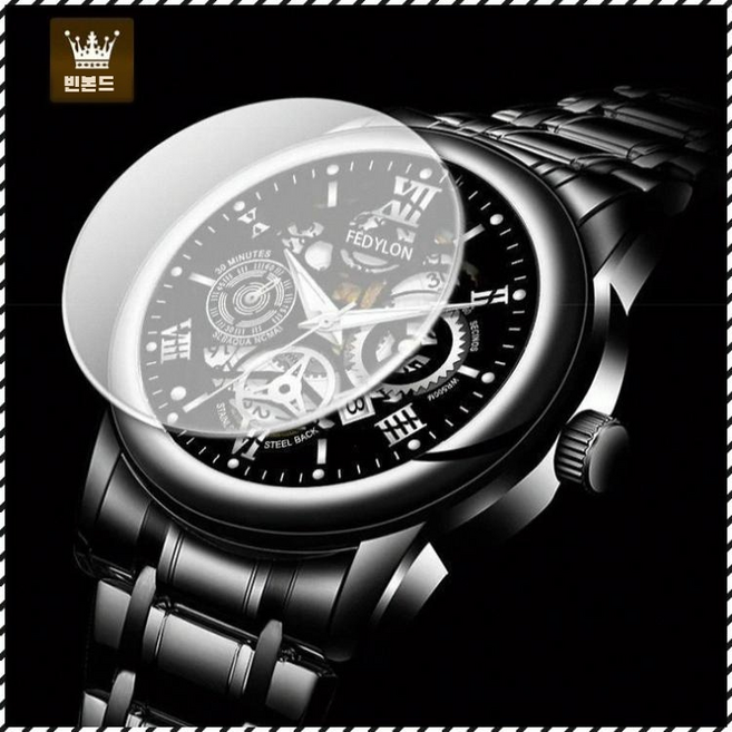 남성용 방수 야광 펀칭 전자동 무브먼트 손목시계 자동식시계 자동 손목시계 시간을 재다 패션 시계 유니크 펀칭/다이얼/정교하다