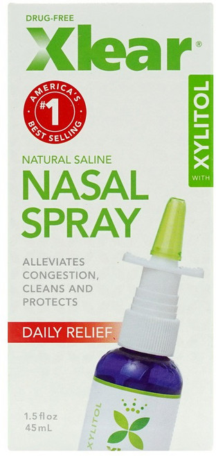Xlear 내추럴 세일린 나잘 스프레이 45ml, 0.045l, 1개