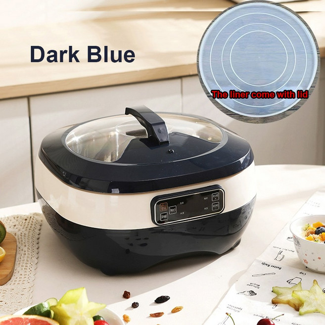 8L 자동 요구르트 반죽 와인 온도 낫토 제어 스타터 제조기 시간 워머 발효기 양조기 사워도우 효소 조절, Dark Blue 220V