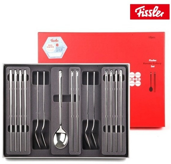 휘슬러 수저세트 한식 양식 티스푼 커트러리 세트 (6종 택1), 숟가락, 젓가락, 5세트