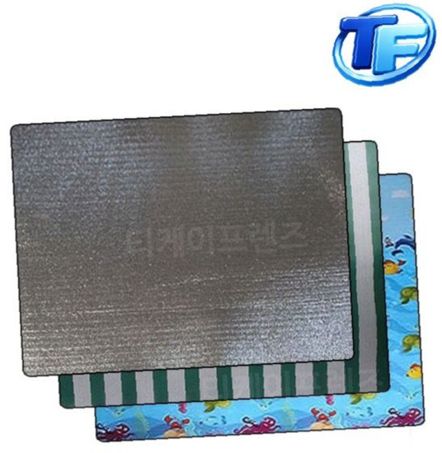 양면 방수 알루미늄 코팅 야외 돗자리 175 X 200 캠핑 소풍 해변 나들이, 01 은박돗자리[특대형]175cm X 200cm