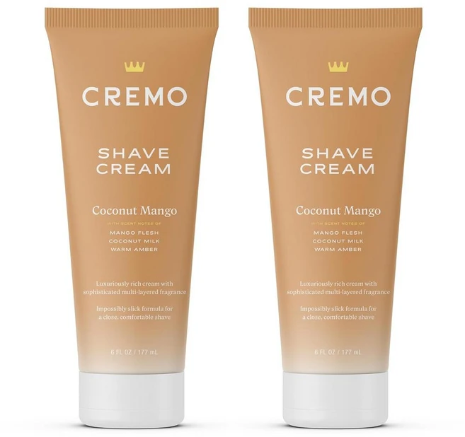 크레모 모이스처 쉐이브 크림 코코넛 망고 177ml 2개 Cremo Coconut Mango Moisturizing Shave Cream - 쿠팡