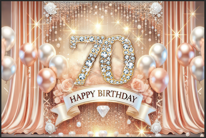 태쓰 생일 파티 현수막 남아 여아 엄마 아빠 생일 배너 2, 칠순