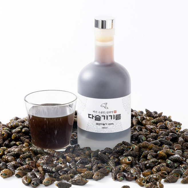 백년소공인 김태영 국내산100% 다슬기기름 380ml 자연산 다슬기 원액 진액, 1개