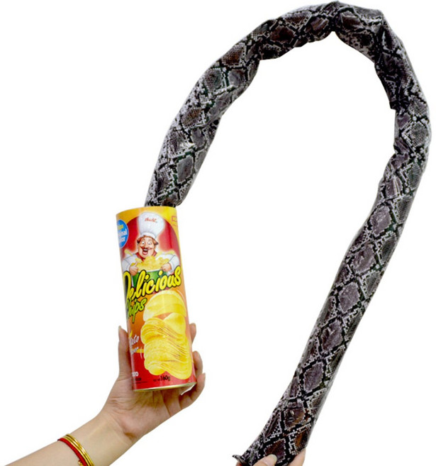 감자칩 페이크 뱀 트릭 조크 할로윈 매직 놀이 선물