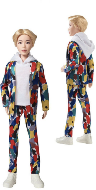 BTS 방탄소년단 패션돌 굿즈 관절인형 아이돌 피규어 진 JIN, 1개