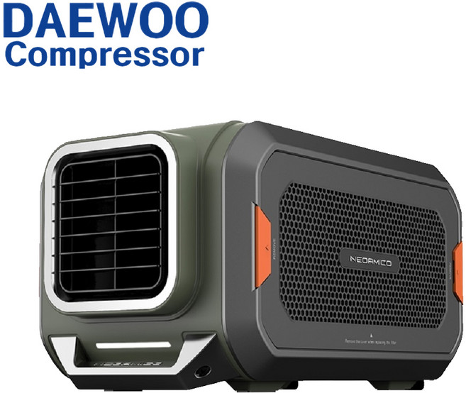 대우컴프레셔 네오아미코 캠핑에어컨 냉난방기 CA50HA 실외기없는 휴대용 무시동 에어컨 미니 캠핑용품 소형 아기 유아 차박 텐트 그린