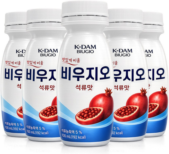 맛있게 비움 비우지오 쾌변요구르트, 5개, 100ml