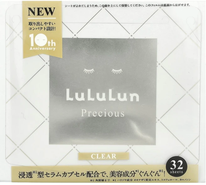 룰루룬 프레셔스 뷰티 페이스 마스크 투명 화이트 4FB 32매 500ml LUL-06881 - 쿠팡