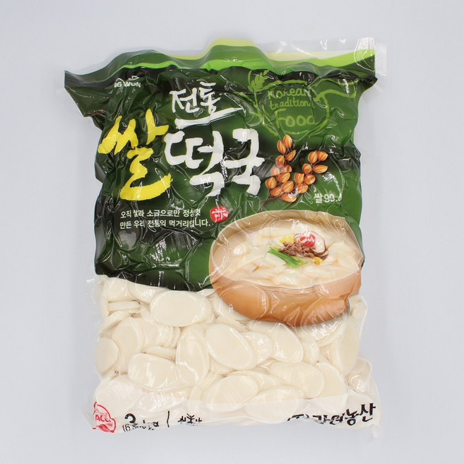 강원농산 떡국, 3kg, 1개, 3kg