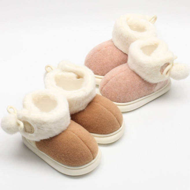 꾸미 해피메리벨벳 아동부츠 털부츠